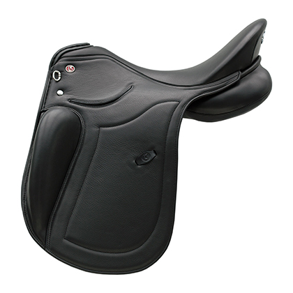 Black 17” Kieffer Kieffer DL Dressage Saddle Medium/ Narrow Gullet 