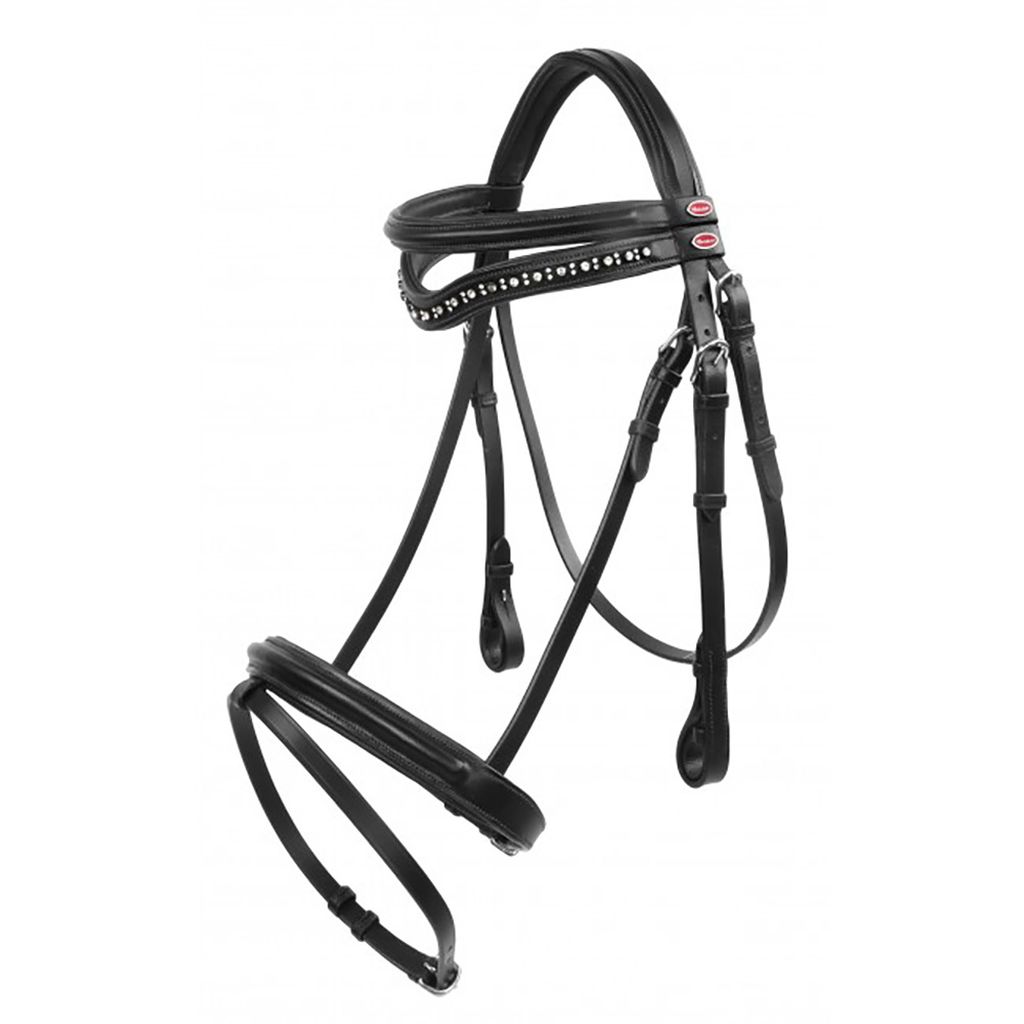 John Whitaker Chicago Perforated Leather Bling Bridle 