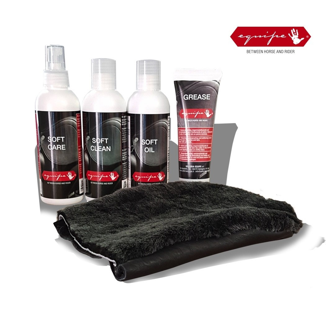 Saddle Soap and Conditioner by Saddle Clinic Equestrian Leather Care Kit 