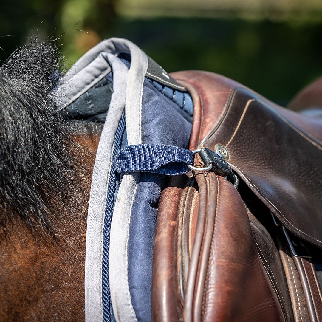 LeMieux D-Ring Extender Saddlepad Half Pad Leather Rope Extenders