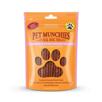 Pet Munchies Chicken & Sweet Potato Sticks - 90g