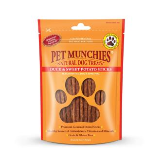 Pet Munchies Duck & Sweet Potato Sticks - 90g 